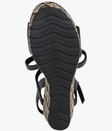 Marco Tozzi 28371-28 Black Wedge Sandal
