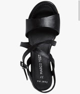 Marco Tozzi 28371-28 Black Wedge Sandal
