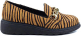 Lunar Serene Womens Zebra Print Loafer