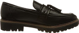 Marco Tozzi Ladies Black Chunky Loafer Flat