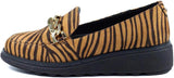 Lunar Serene Womens Zebra Print Loafer