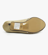 Dalia Champagne Peep Toe Court Shoes