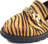 Lunar Serene Womens Zebra Print Loafer