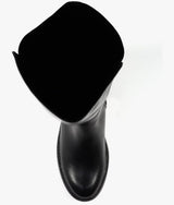 Fremont Black Long Boots
