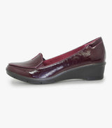 Elsbeth Burgundy Patent Ladies Shoes