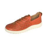 Modella Zara Ladies Orange Leather Shoes