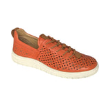 Modella Zara Ladies Orange Leather Shoes