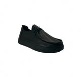Modella Camden Ladies Black Leather Lace Up Shoes