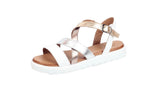 Modella Haven Ladies Gold Multi Leather Crossover Sandals