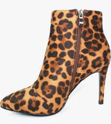 Cheska Ocelot Ladies Heeled Boots
