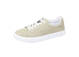 Modella Blake Ladies Khaki Leather Sneakers