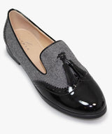 Francine Tassel Pump Grey