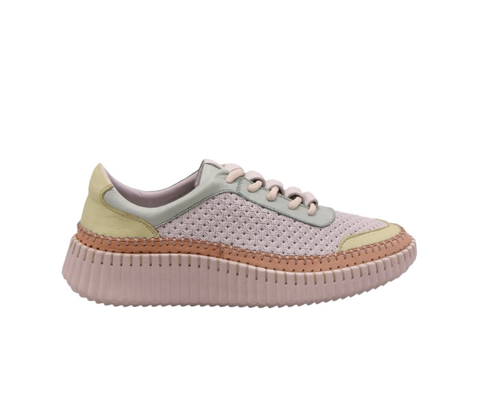 Modella Kyla Ladies Mint Multi Leather Sneakers