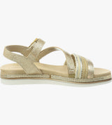 Marco Tozzi Ladies Gold Sandals