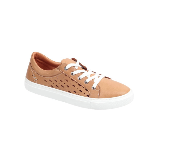 Modella Amber Ladies Tan Leather Trainers