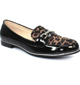 Lunar Antonella Black Patent Loafer’s