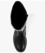 Spire Calf Length Black Waterproof Boots