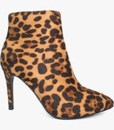 Cheska Ocelot Ladies Heeled Boots