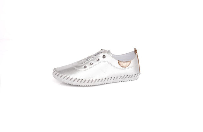 Silver plimsolls sale ladies