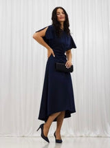Argo Ladies Navy Mesh Court Shoe