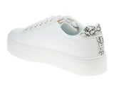 Dulcie Ladies White Chunky Trainers
