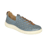 Modella Zara Ladies Sky Blue Leather Shoes