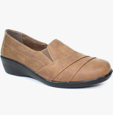 Elizabeth Ladies Tan Comfort Shoe