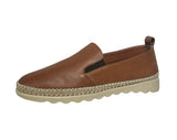 Fiona Ladies Tan Leather Slip On Shoes