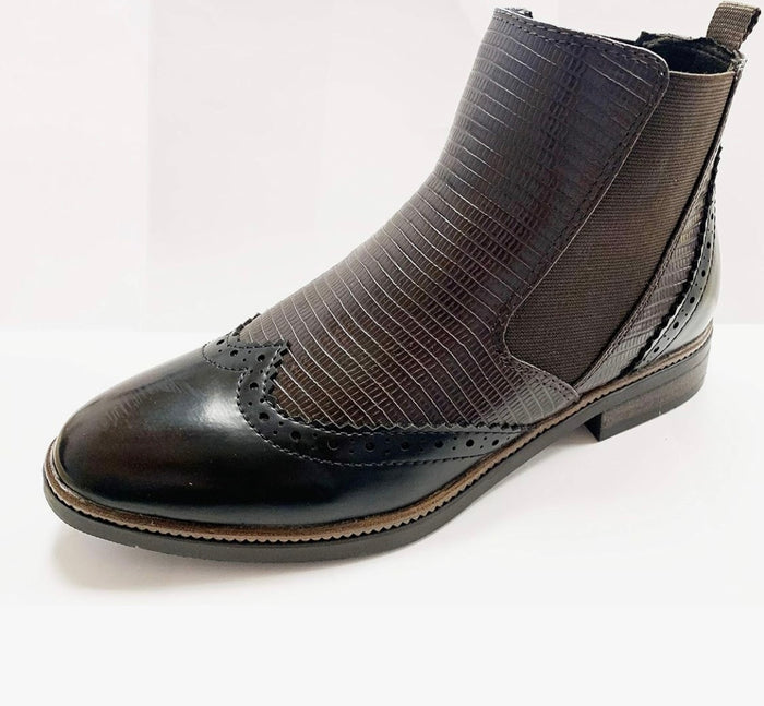 Marco Tozzi 25335 Ladies Mecca Brouge Style Chelsea Boots