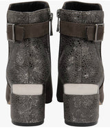 Lotus Cassandra Grey Print Suede Effect Boots