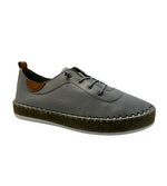 Shoozy Ivy Ladies Grey Leather Shoes