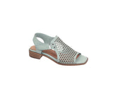 Modella Beatrice Ladies Mint Leather Low Heeled Sandals