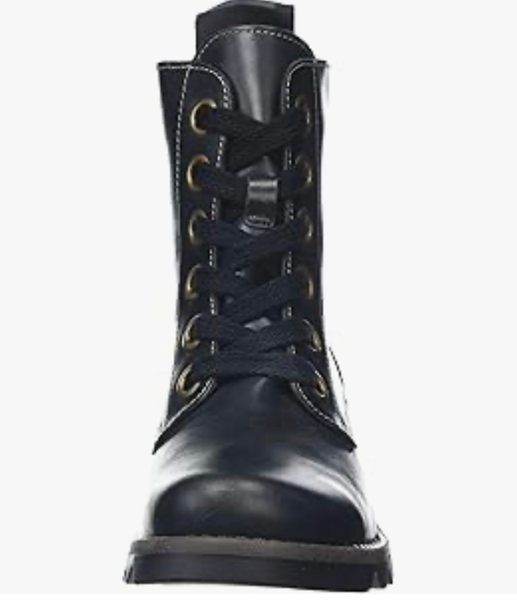 Fly London Ragi539 Black Leather Ankle Boots – Modella Shoes