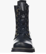 Fly London Ragi539 Black Leather Ankle Boots