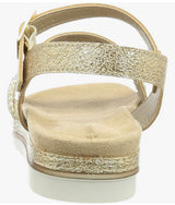 Marco Tozzi Ladies Gold Sandals