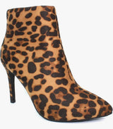 Cheska Ocelot Ladies Heeled Boots