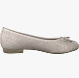 Marco Tozzi 22137 Ladies Rose Structure Ballet Pumps