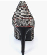 Samia Ladies Tartan Print Court Shoes