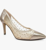Cleopatra Rose Gold Pointed Court Shoes
