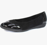 Evisa Ladies Black Comfort Pumps