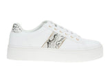 Dulcie Ladies White Chunky Trainers