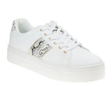 Dulcie Ladies White Chunky Trainers