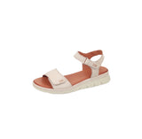 Modella Ava Ladies Cream Leather Sandals