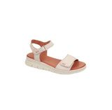 Modella Ava Ladies Cream Leather Sandals
