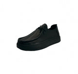 Modella Camden Ladies Black Leather Lace Up Shoes
