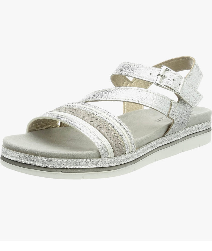 Marco Tozzi 28627 Ladies Silver Sandals