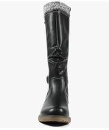 Spire Calf Length Black Waterproof Boots