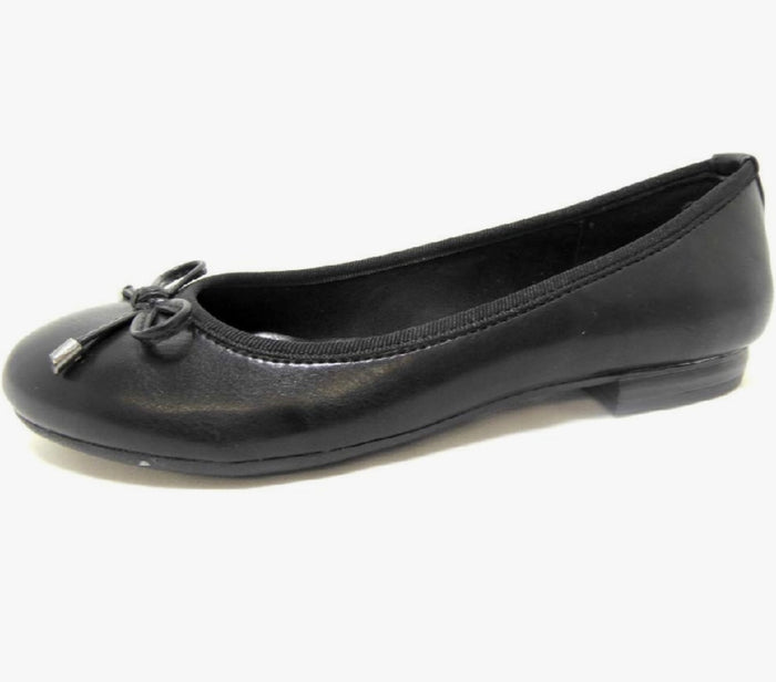 Marco Tozzi 22137 Ladies Black Faux Patent Ballet Pumps