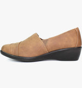 Elizabeth Ladies Tan Comfort Shoe