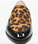 Reegan Ladies Leopard Print Loafers